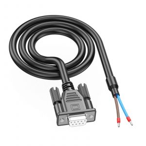 Cable serie DB9 broches RS232 vers RS485 male femelle rapide, fil nu, extremite ouverte avec blindage, pour controle de routeurs, multicolore - Neuf