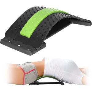 Masseur De Dos Et Civière (Vert), Soulage Les Douleurs Du Bas Et Du Haut Du Dos, Civière Dorsale, Soutien Lombaire, Relaxation, Soulagement De La Colonne Vertébrale - Neuf