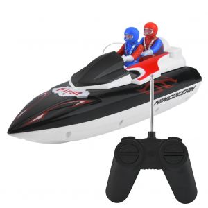 Mini bateau de course electrique telecommande 2011-15B, modele de bateau jouet pour enfants - Neuf
