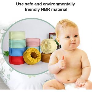 Edge Corner Protector,4m Baby Proofing Guard Coverage Safety Bumper Diy Edge Corners For Child Safety,Furniture Protect (Noir) - Neuf