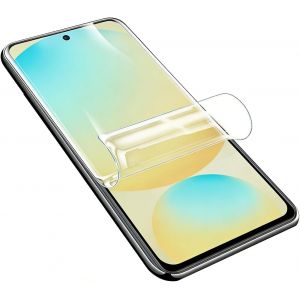 LORANKA-Protection d'&eacute;cran Pour Samsung Galaxy S24 FE (6.7""), 2 Pi&egrave;ces HD Transparent TPU Film Hydrogel Flexible [non Verre Tremp&eacute;][Haute Sensibilit&eacute;] - Neuf