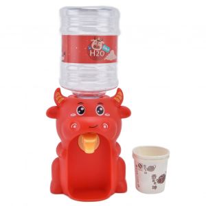 Fontaine a eau electrique en forme de vache pour enfants, jouet miniature, maison de jeu - Neuf
