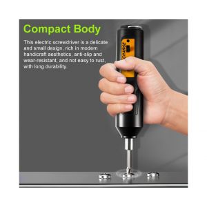 Ensemble de tournevis &eacute;lectrique avec chargement USB et embouts multiples - Neuf