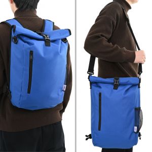 Vidaxl Sac De V&eacute;lo Pour Porte-Bagages 20 L Bleu 31x13x58 Cm - Neuf