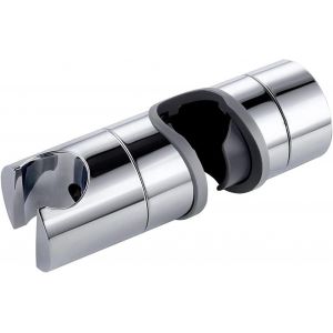 Support Pommeau de Douche de 18-25mm pour Barre de douche,pince de rechange pour salle de bain,ABS Chrom&eacute; (Argent) - Neuf