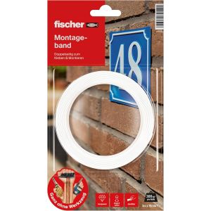 Unbekannt Fischer 545955 Bande de montage double face (L x l) 3 m x 19 mm 1 pc(s) - Neuf