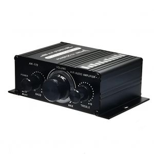 Amplificateur de Puissance Radio Fm Mini Amplificateur 400W Hifi Mini Hifi Amplificateur de Puissance Audio Amplificateur Audio Ak170 Amplificateur Audio - Neuf
