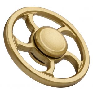 Gyroscope a doigt, rotation personnalisee du bout des doigts, jouet anti-stress EDC TDAH, roue doree - Neuf