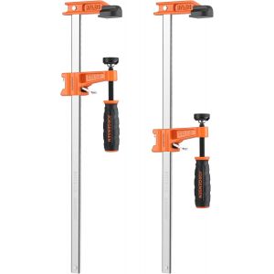 Jeu De 2 Serre-Joints En Métallique, Serre Joint À Vis Avec Mâchoire De 60Mm, Force De Serrage Maximale 136Kg, Ouverture Maximale 300Mm - Neuf