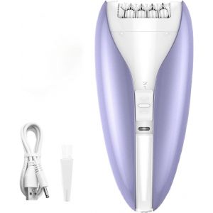 Checarzhn--No1-Épilateur Sans Fil Pour Femme, 750 Mah, Silencieux Avec 2 Vitesses, Appareil D'épilation Pour Aisselles, Jambes, Bras - Neuf