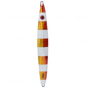Leurre Artificiel Lumineux Double Face Pour La Peche En Bateau, Accessoire De Peche, 100 G/15 Cm, Orange - Neuf