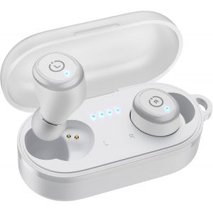lbgwp60-couteurs Sans Fil T10 Bluetooth 5.3, 55 Heures De Lecture Avec Étui De Chargement Sans Fil, Égal ur Personnalisé, Design Ergonomique Ipx8, Casque Étanche Ipx8, Son Puissant Pour - Neuf