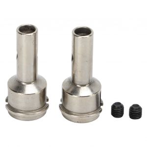Lot de 2 essieux de roue arriere RC en acier de haute precision, remplacement pour ARRMA 6S pour Mojave 1/7 pour Kraton 1/8, argent - Neuf