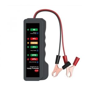 Mini Testeur de Batterie de Voiture 12V, Testeur d'alternateur Num&eacute;rique, affich&eacute;e de 6 LED Lumi&egrave;res, Testeur - Neuf