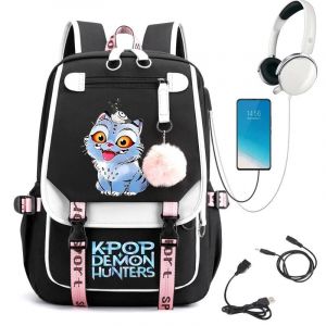 Kpop D&eacute;mon Chasseurs Derpy Tigre Adolescents Sac &Agrave; Dos Sacs Kpop D&eacute;mon Chasseurs Derpy Tigre Cartable Sacs &Agrave; Dos Retour &Agrave; L'&Eacute;cole Sacs - Neuf