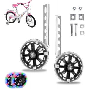 Roues Stabilisatrices Universelles Pour Vélo D'enfant - Roues Stabilisatrices Pour Vélo D'enfant De 12, 14, 16, 18, 20 Pouces, À Une Vitesse - Noir - Neuf