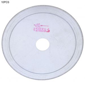Lot de 10 lames de scie diamantees ultra-fines pour verre cristal (120 x 20 x 0,3 mm) - Neuf
