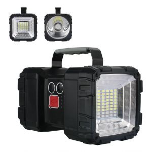 Lampe de poche de camping rechargeable, projecteur portable - Neuf