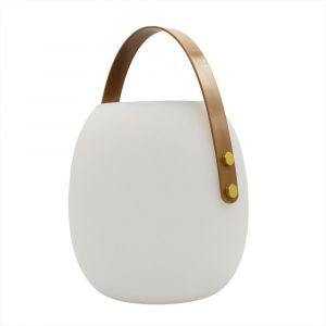 Baladeuse Solaire Led Blanc Jimmy Avec Port De Charge Usb H34cm - Neuf