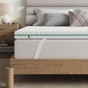 SUBZONAL-Surmatelas 140 X 190 CM &iquest; 7,5cm M&eacute;moire de Forme, Housse Lavable, Sangles &Eacute;lastiques, Antid&eacute;rapant, Certification de S&eacute;curit&eacute; &iquest; pour Matelas Ferme, Chambre d&iquest;Amis, Dortoir, Camping-Car - Neuf
