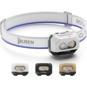 Ulteronixshop-H4 Lampe Frontale Led Rechargeable, 800 Lumens, &Eacute;tanche Ip68, D&eacute;tecteur De Mouvement, 10 Modes D'&eacute;clairage Rouge, Id&eacute;ale Pour Le Camping, La P&ecirc;che Et La Randonn&eacute;e. - Neuf