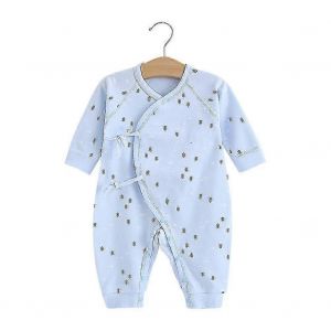 Dessin Animé À La Mode Motif Nouveau-Né Bébé Bébé Combinaison Vêtements (Bleu Os De Poisson 52) - Neuf