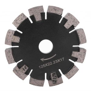 XYONG Disque de coupe diamante pour scie circulaire segmentee, 125 mm, noir - Neuf
