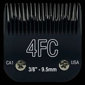 Tondeuse De Toilettage Noire Détachable Pour Chien,Ensemble De Lames En Acier Inoxydable,Compatible Avec Les Tondeuses Andis,Oster A5,Wahl Km10 Series.4fc-9.5mm. - Neuf