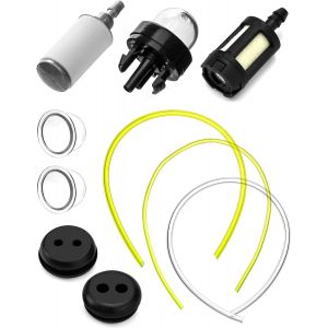 KALANKA-® Durite Essence Tondeuse, durite essence, durite gasoil, diamètres intérieurs 2 mm, 2,5 mm et 3 mm, 30 cm, pour débroussailleuses perches élagueuses - Neuf