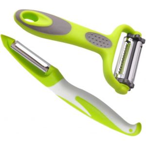 Ensemble De Couteaux Doffice En Acier Inoxydable Avec R&acirc;pe &Agrave; Carottes Et &Eacute;plucheur De Pommes De Terre &Eacute;plucheurs De Cuisine &Eacute;lectriques Pour La Maison Et Le Restaurant - Neuf