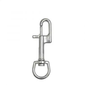 Double Tête Plongée Pivotant Boulon Mousqueton Pince Double Tête Crochet De Plongée 316 En Acier Inoxydable Ovale Pivotant Ressort Mousqueton Pour - Type B #B - Neuf