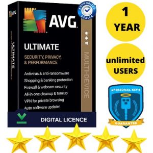 Antivirus Avg Ultimate 2024 (1 An / 10 Appareils ) - Version Dématérialisée - Neuf