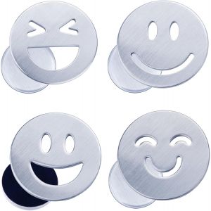 SJZG-Lot De 4 Poids De Nappe En Acier Inoxydable - Pour L'Ext&eacute;rieur - Pour Rideaux De Douche - Pour Tableau Blanc Et R&eacute;frig&eacute;rateur - Neuf