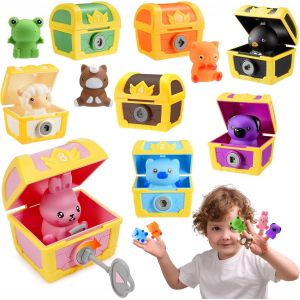 MDY-Jouet Enfant 1 2 3 Ans, Animaux de La Ferme Jeux Bebe 6 9 12 18 Mois Jouet D'éveil Cadeau Enfant 1 2 3 Ans Garçon Fille Jeux Sensoriel Bebe Animaux Ferme - Neuf