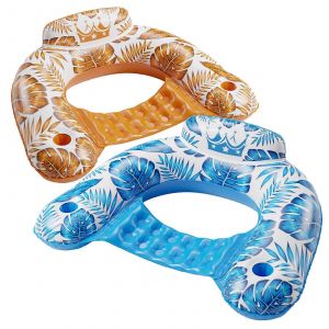 Lot De 2 Chaises Flottantes Gonflables Pour Piscine, Taille L, Ideales Pour Les Fetes Et Les Baignades. - Neuf