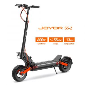 Trottinette &Eacute;lectrique Tout-Terrain Pliable Joyor S5-Z 10 Pouces, Moteur 600 W, Batterie 48 V 13 Ah - Neuf