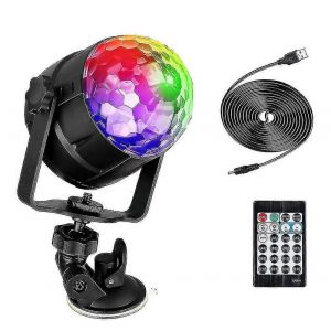 Boule disco &agrave; LED, lumi&egrave;re disco, lumi&egrave;re de f&ecirc;te, boule disco &agrave; LED - Neuf