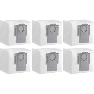 KAL-Lot De 6 Collecteurs De Sacs À Poussière Pour Aspirateur Roborock S8/ S8+/ S8 Pro Ultra/ S7 Maxv Ultra/ S7 Pro Ultra/ Q7+/ Q7 Max/ Q7 Max+/ T8 /Q5+/ Q8 Max/ Q8 Max+/ Q5 Pro/ Q5 Pro+ - Neuf