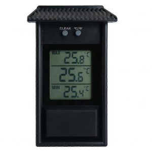Thermometre numerique exterieur etanche pour serre de jardin, refrigerateur, mesure max. min. - Neuf