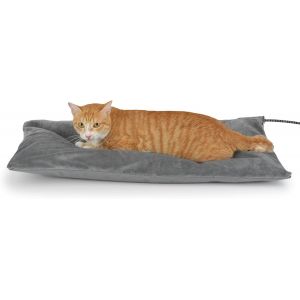 Tapis Chauffant Pour Chat D'ext&eacute;rieur, Coussin Chauffant Doux Avec Cordon Anti Morsure, Chauffages Ext&eacute;rieurs Pour Chats Et Chiens, 40 X 70 Cm, 50 Watts - Neuf
