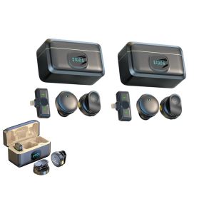 Ensemble microphone cravate sans fil pour iPhone iPad, vlogging et diffusion en direct - Neuf