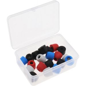 KAL-Paires Embouts D'Écouteurs En Mousse À Mémoire De Forme Pour Plupart Écouteurs 4,5 À 5,5Mm Avec Boîte De Rangement - Neuf