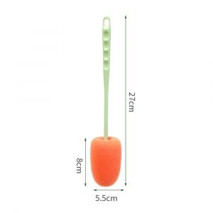 Brosses Éponge À Long Manche De Haute Qualité,Brosse À Tasse Portable À 360 Degrés,Brosse À Bouteille Multifonctionnelle Pour La Maison - Type Green-Type B - Neuf