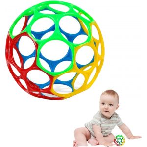 TDRFL-Balle Sensorielle Bebe,Balle Bebe Jouet Dentition Bebe Balle,Balles Sensorielle Pour Bébés Et Tout Petits À Saisir Et À Mâcher,Sans Bpa,Educatif Cadeau Enfant Garçon Et Fille 3 6 9 12 Mois - Neuf