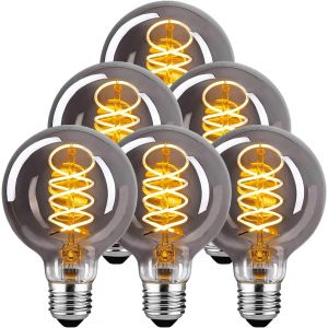 Ampoule Led E27, Ampoule E27 Vintage Dimmable 4w St64 Ampoule Led E27 Blanc Chaud 2700k 360lm Edison Décorative Rétro Ampoule Vintage Antique Lampe Equivalent À Incandescente 40w, Lot De 4 - Neuf