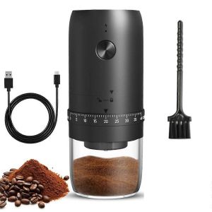 Moulin à café électrique rechargeable par USB,broyeur à meules en céramique - Neuf