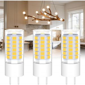 KALANKA-GY6.35/G6.35 LED 12V 4W, T4 JC Type Bi-Pin Base, Blanc Chaud 3000K, Remplacement 35W GY6.35/G6.35 Halog&iquest;&iquest;ne pour Landscape Path Light, Suspension de cuisine, Non-Dimmable, 3 pi&iquest;&iquest;ces - Neuf