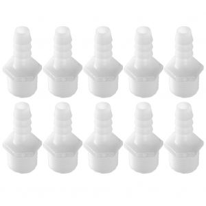 Hjlian Adaptateur De Tuyau Filete 1/2"" Pour Aquarium, 10 Pieces, Raccord De Pompe A Air, Connecteur 10 Mm - Neuf