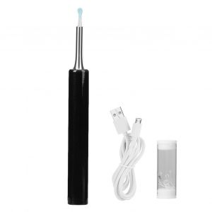Bebird C3 1080P HD WiFi Cuillere a cerumen Nettoyeur LED Lampe de poche Curette auriculaire Noir - Neuf