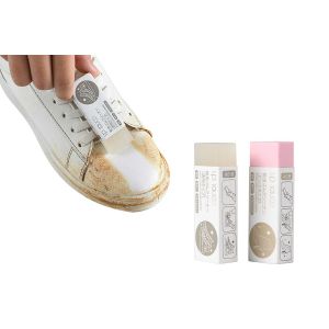 Kit de nettoyage pour chaussures - 2 gommes &agrave; d&eacute;tacher pour baskets, chaussures en daim et en caoutchouc - Neuf